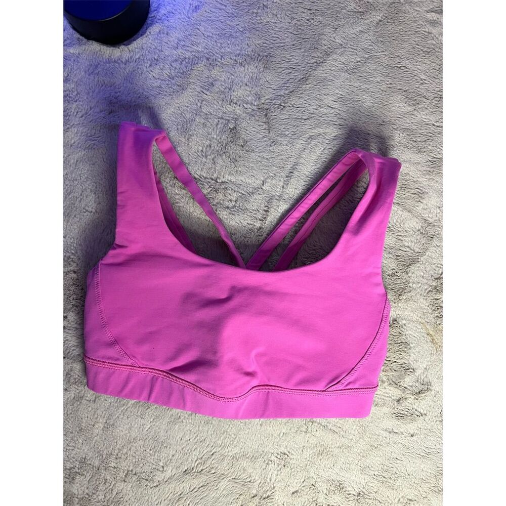 Lululemon Energy Sports Bra Women's S Purple Yoga Low-Impact Wireless